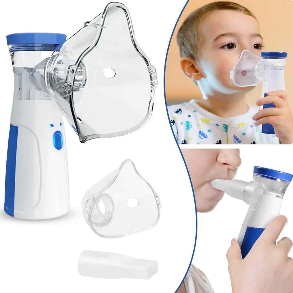 Portable Mesh Nebulizer (Model JSL-WNE02) – Quiet, Handheld Ultrasonic Inhaler for Respiratory Relief, Kids and Adults